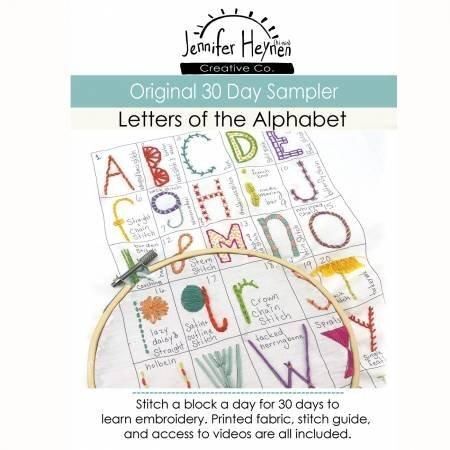 30 Day Sampler Letters Of The Alphabet Kit