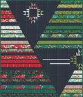 Noble Fir Quilt- Jelly Roll 2 1/2 Strips Pattern 51 1/4"x61 1/2"