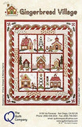 The Quilt Company Gingerbread Village 7 of 7 assembling the quilt ￼Pattern