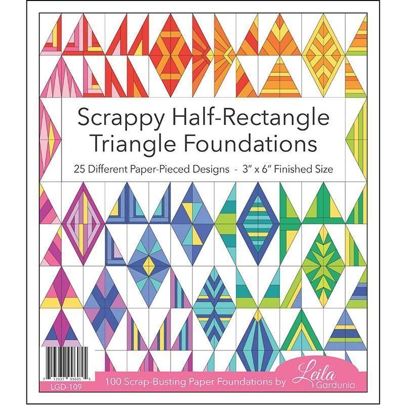 Scrappy Half-Rect Triangle FPP LGD 109 Leila Gardunia