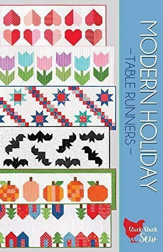 Modern Holiday Table Runners Sewing Pattern by Allison Harris from Cluck Cluck Sew