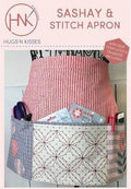 Sashay & Stitch Apron - laser cut appliqué paper templates and iron on transfer