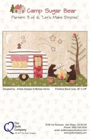 The Quilt Company Pattern 3 of 6 let’s make s’mores quilt block pattern