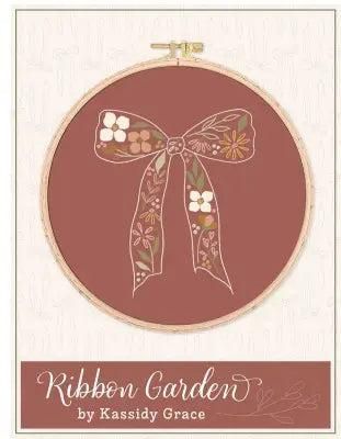 Ribbon Garden Embroidery Pattern