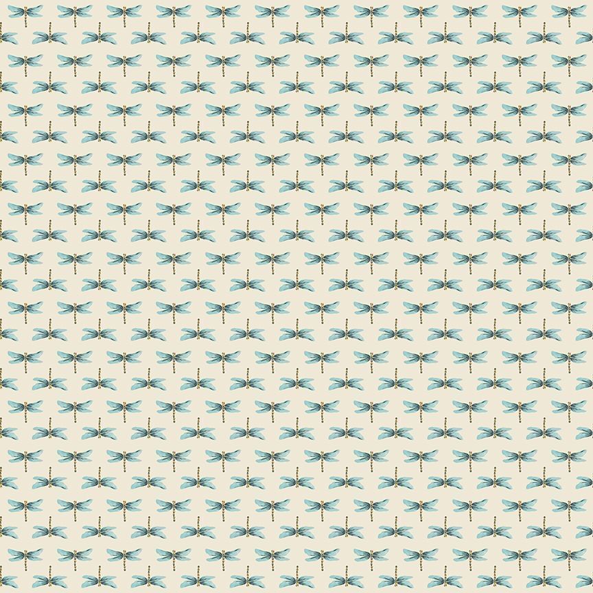 1/2 Yard Dear Stella Moon Garden - Fireflies - Quilting Cotton Fabric