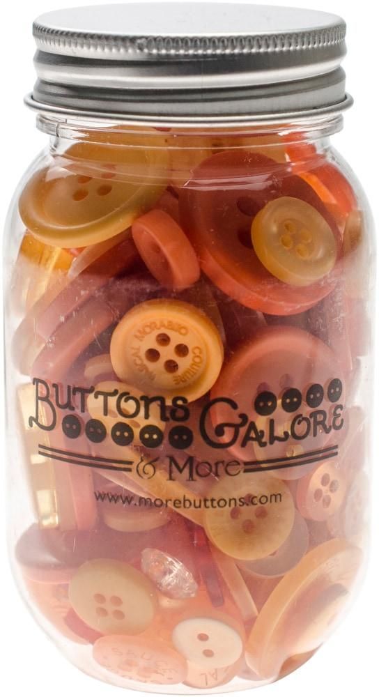 Buttons Galore Button Mason Jars Sweet Mango