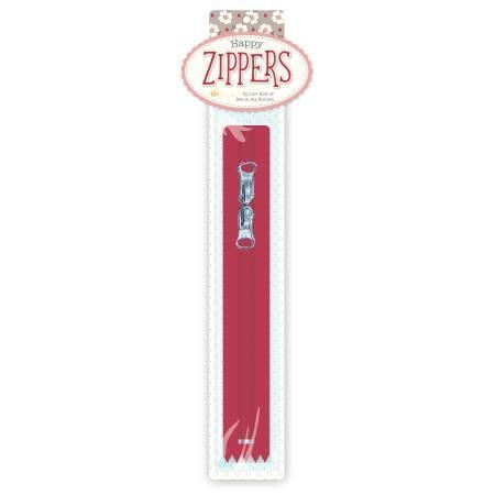 Lori Holt Happy Zippers 16in Red