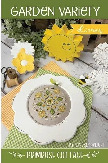 Primrose Cottage Stitches Garden Variety Limes Pattern