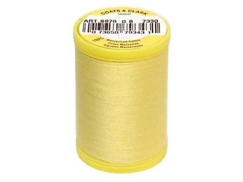 Coats General Purpose Cotton Thread 225yd-Yellow