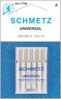 Schmetz Universal Sewing Machine Needles - Size 80/12  5 Count