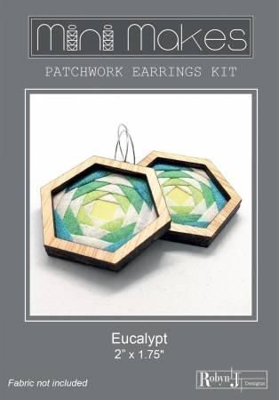 Robyn J Designs Hexagon Earrings Kit And Pattern/Euclypt (Mini Makes)