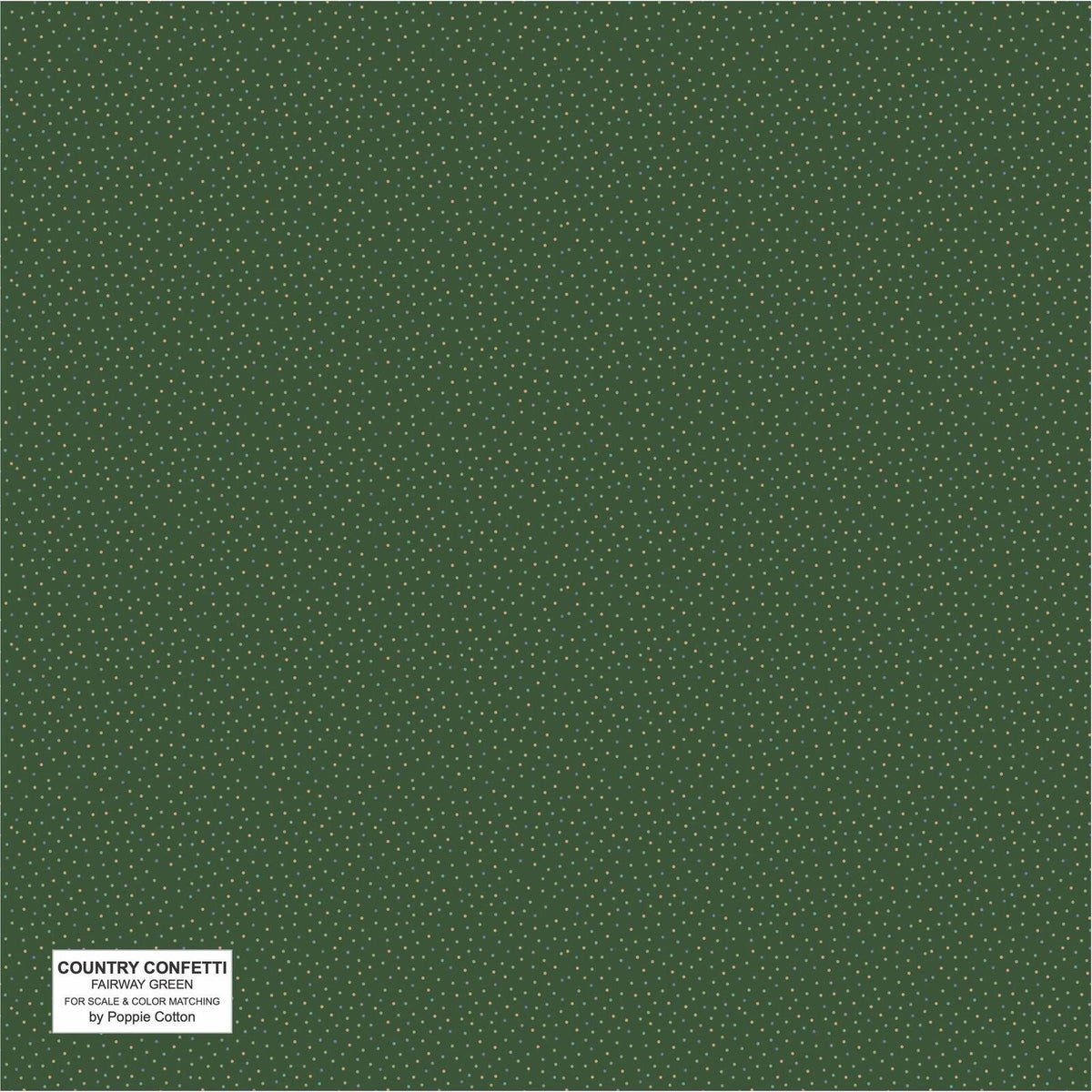 1/2 Yard Poppie Cotton - Country Confetti Fabric