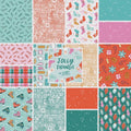 Cloud9 Jolly Tidings - Precut Fabric Charm Pack - 42 Pieces - 5-Inch Squares