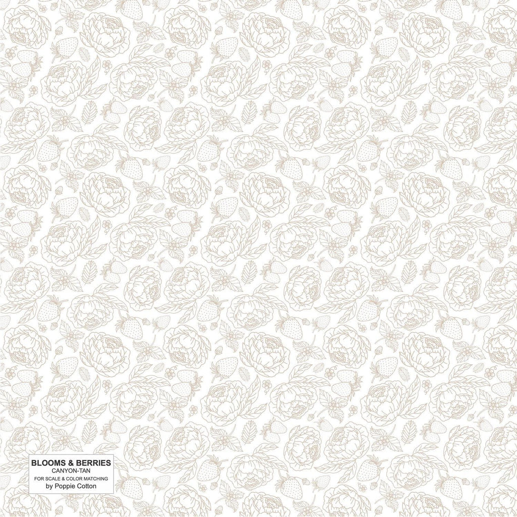 Poppie Cotton FAT QUARTER BUNDLE - Blooms and Berries Fabric