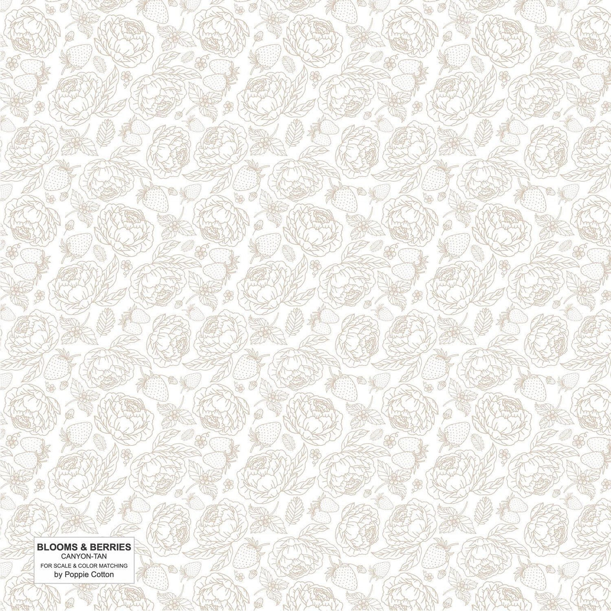 Poppie Cotton FAT QUARTER BUNDLE - Blooms and Berries Fabric
