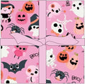 Poppie Cotton Not Scary - Precut Charm Pack, 42pcs - 5-Inch Squares