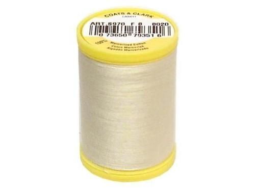 Coats & Clark Cotton All Purpose Sewing Thread in Cream (225 Yards) by Yarnspirations