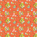 1/2 Yard Dear Stella - Cats in the Laundry Fabric