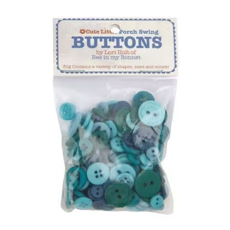 Riley Blake Cute Little Buttons Assortment 30g-Porch Swing