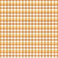 1/2 Yard Poppie Cotton - Kitty Loves Candy Orange - Plaid Fabric