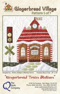 Gingerbread Village 5 of 7 Gingerbread Train Station Pattern
