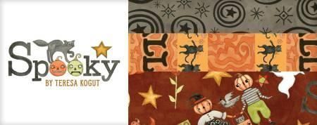 Riley Blake Designs Spooky By Teresa Kogut For - Jelly Roll Fabric