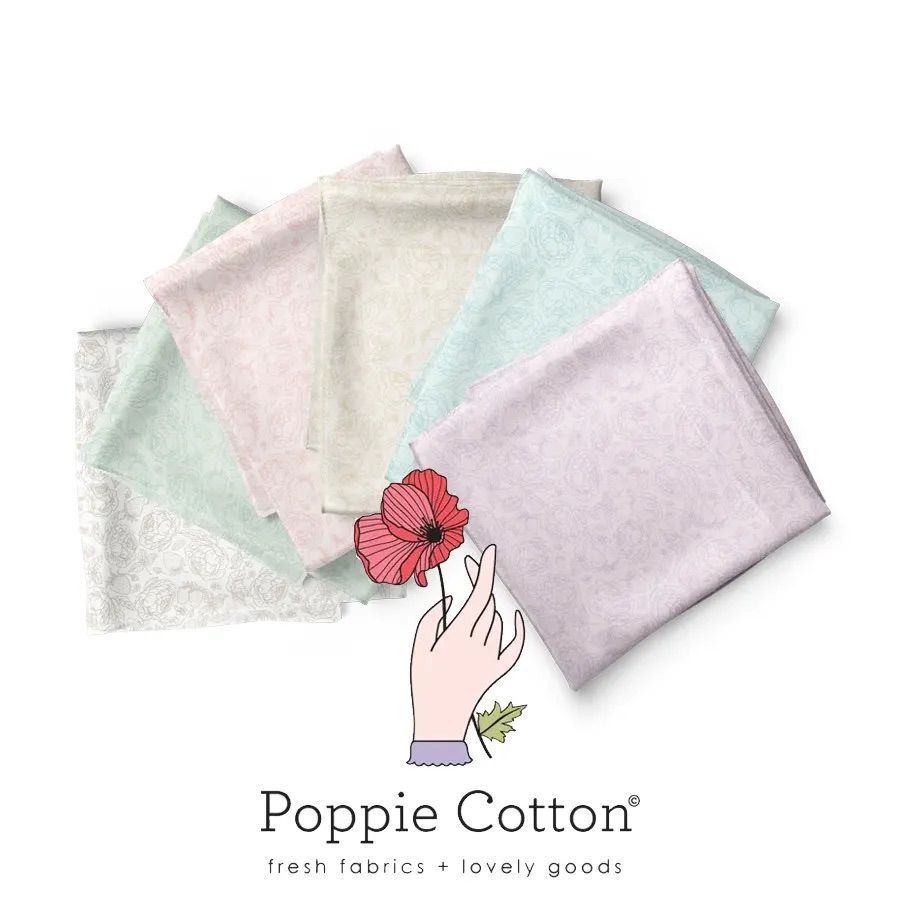 Poppie Cotton FAT QUARTER BUNDLE - Blooms and Berries Fabric