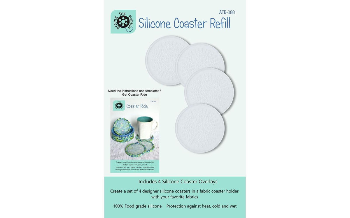 Around the Bobbin Coaster Silicone Refill