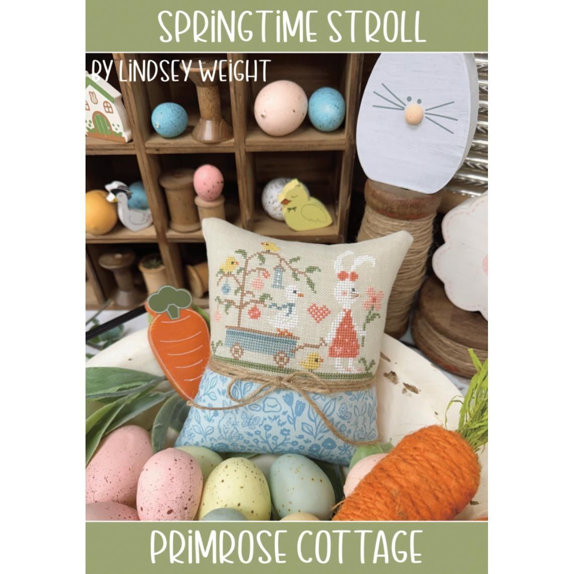 Springtime Stroll Cross Stitch Pattern By Primrose Cottage