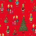1/2 Yard Robert Kaufman - How the Grinch Stole Christmas - Red Fabric