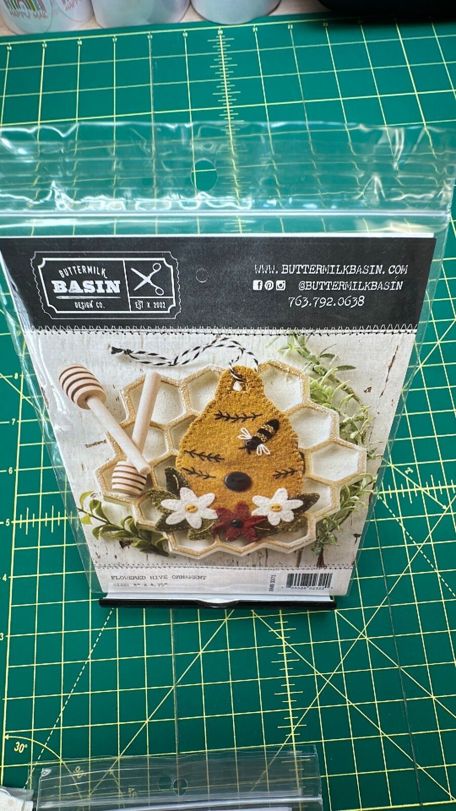 Flowered Hive Ornament by Buttermilk Basin