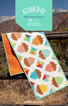 Acorn Love Table Runner Pattern - Lori Holt Of Bee In My Bonnet