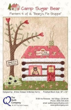 The Quilt Company Pattern 4 of 6 Beary’s Pie Shoppe quilt block pattern