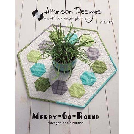 Merry-Go-Round Hexagon Table Runner