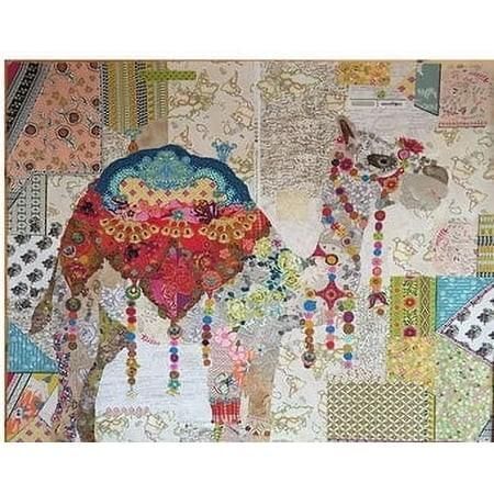 Caleb the Camel Collage Quilt Pattern by Fiberworks