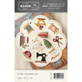 Sewing Scalloped Mat ￼Wool Appliqué Pattern