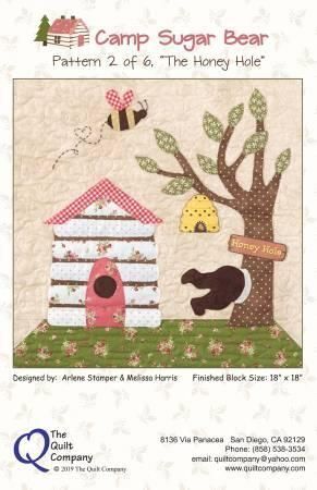 The Quilt Company Pattern 2 of 6 the honey hole quilt block pattern