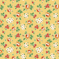 1/2 Yard Poppie Cotton - Flower Market Yellow - Hand  Picked Fabric