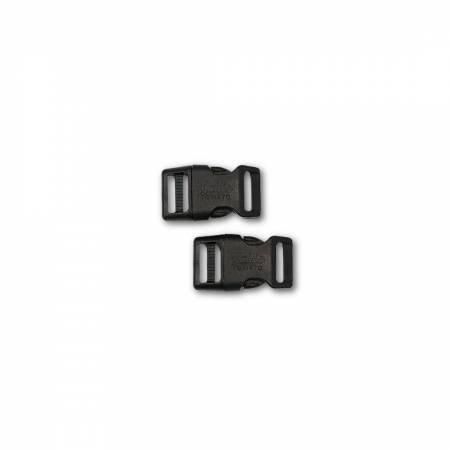 1" Plastic Side Release Parachute Buckles - Black