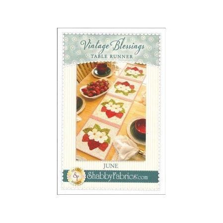 Shabby Fabrics Vintage Blessings Jun Tbl Rnr Pattern