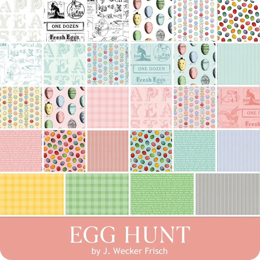 Riley Blake Designs Egg Hunt - Precut Fabric Rolie Polie - 2.5-Inch