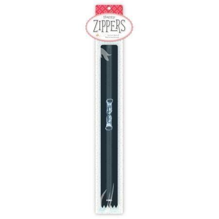 Lori Holt Happy Zippers 22in Black