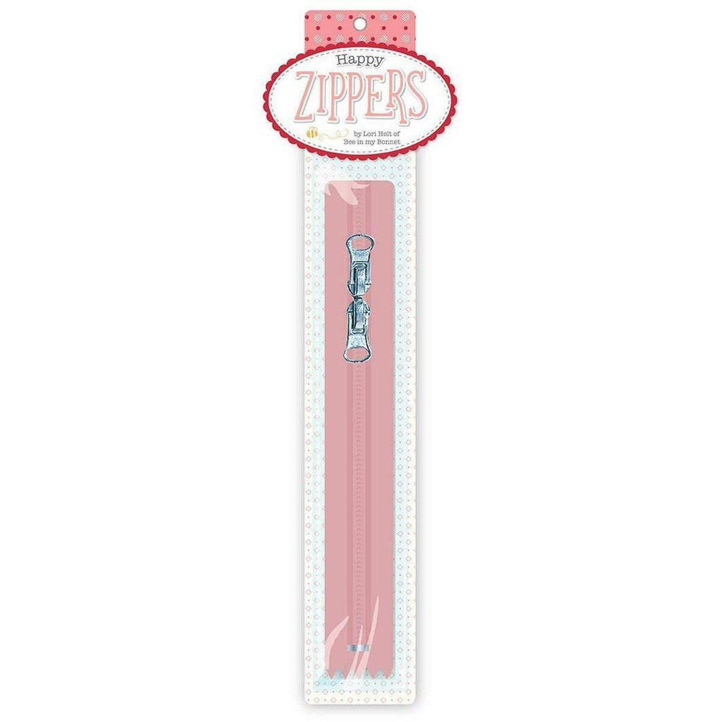 Lori Holt Happy Zippers 16in Coral